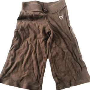 JUMPING BEANS- Brown Pants with a heart
